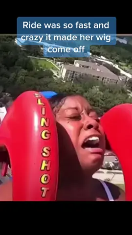 🎢🎢 #fypシ #viral #rollercoaster #reactions #funny #wigfallingoff #slingshot #follow #CapCut #like 
