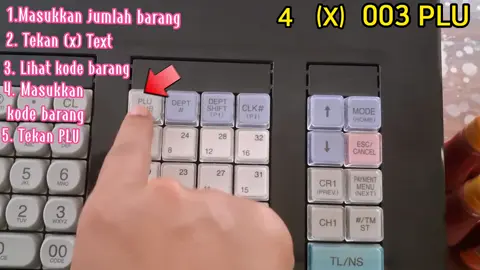 Praktik Transaksi cash register #cashregister #smkn1doko #smekindo #BDP #kasir #smk 