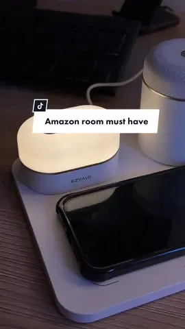 One more must-have item from @ezvalo  🌱🎧 Ig: aysquseinova . . . . . . . . . #amazonroomdecor #amazonfinds #amazonmusthave #wirelesscharger #ezvalo 