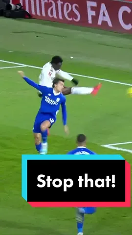 Stop that Wilfried Gnonto 🔥 #LeedsUnited #EmiratesFACup @Leeds United 