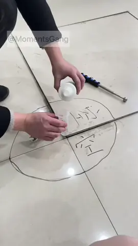 How to glue tiles back on