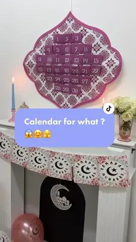 Ramadan calendars are great way to excite your kids and make them feel accomplished 🥳✨  Check out our website for calendars 📆  🌎 www.eidparty.co.uk #ramadancalender #ramadandecor #eiddecor #eidparty #muslimhome #eid #Ramadan #islamichomedecor #muslim #islam #celebrateeid 