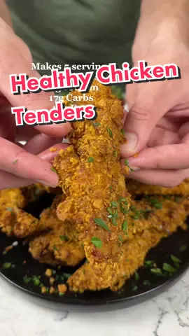 Healthy Spicy Chicken Tenders! Save this recipe 😍 #healthyrecipes #healthycooking #EasyRecipe #spicy #icekarim  