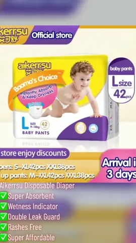 Affordable diaper! #aikerrsubabypants #aikerssudiaper #aikerssu #diapers #babyneed #babylove 