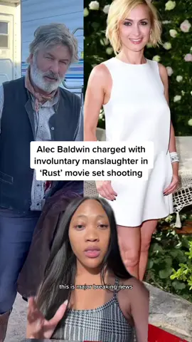 Alex Baldwin charged with involuntary manslaughter for ‘Rust’ movie #alecbaldwin #halynahutchins #laurenashleybeck #celebritynews #rustmovieaccident #rustmovie #alecbaldwinrust  