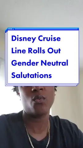 Disney leads the way with inclusive salutations! Great job Disney, I hope the rest of the brands follow suit quickly! #sodynamite #disneycruise #disneycruiseline #genderneutral #lgbttravel #disneycruiselife #disneycruises 