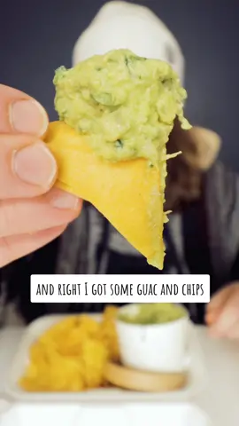 Gus Taco (225 Augusta Ave - multiple locations)  #mukbang #asmr #eatingshow #mexicanfood #torontofood  Chips & Guacamole Chile y Cebolla Torta Barbacoa (braised lamb) Hibiscus Aqua Fresca 
