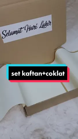 set kaftan+coklat.. rm50 termasuk postage.. #surprisegiftbox #giftboxshop