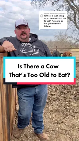 Replying to @prolificforbes Is there a cow that’s too old to eat? #Cattle #EatBeef #KeepRanchin #KingOfTikTok #RanchLife #Ranch #RanchTok #AgTok