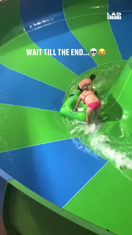 They were having a tough time 😂 🎥 @adela.srotova #ladbible #fyp #foryoupage #waterpark #waterparks #funnyfails