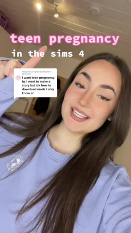 Replying to @DoingRandomStuffx how to get teen pregnancy in the sims 4! sometimes i forget this isn‘t in the game cause it‘s such a go to storyline for me! have you ever played with a pregnant teenager? 👀 // #simstok #simscommunity #sins4 #simmer #simsplayer #sims4teenpregnnacy #sims4teenager #simsteenpregnacy #sims4storyline #sims4story #simsstoryline 