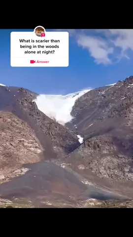 #answer to @gogyaep6  2 million cubic meters of snow and ice from a collapsing glacier is pretty scary 🥹 #fyp #foryou #foryoupage #antcrashesthangs #questionandanwser #qanda #glacier #collapse #reaction #reactions #reactionvid #reactionvids #reactionvideo #resctionvideos 