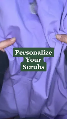Personal your scrubs or pockets or jeans or anything! #easycraft #diyembroidery #pocket 