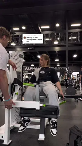Replying to @hhowell13  All the emotions I go through during a set of leg extensions with my bf