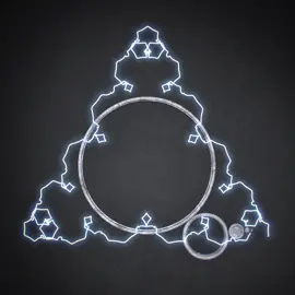 Creating a compound #epicycloid #curve with #gears. #geometry #geometryart #geometricart #math #maths #mathematic #mathematik #stem #STEMTok #mathtok