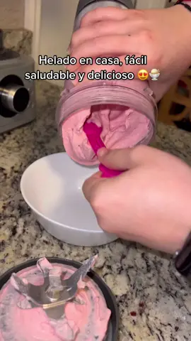 Receta de helado en casa, fácil, saludable y delicioso 😍🍨