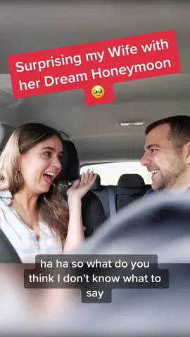 Surprising my Wife with her Dream Honeymoon 🥹 #fyp #emotional 