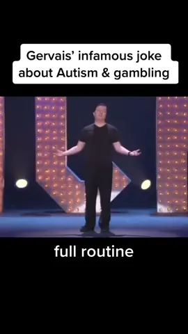 you can and should joke about anything, it’s the best way to destigmatise #rickygervais #comedy #ukcomedy #autism #autismawareness #gambling #gamblingaddiction 