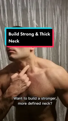 Build a strong and thick neck with these exercises #neckworkout #muscles #gym #fyp #viral 