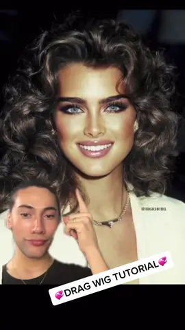 Drag wig tutorial :p  #dragqueen #wigtutorial #wigtok #dragrace #rupualsdragrace 