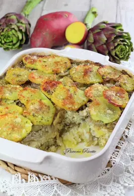 In questa deliziosa ricetta pugliese i carciofi saranno i protagonisti di una delizia a strati tutta da assaporare😋  #evedichetimangi #piovonoricette 