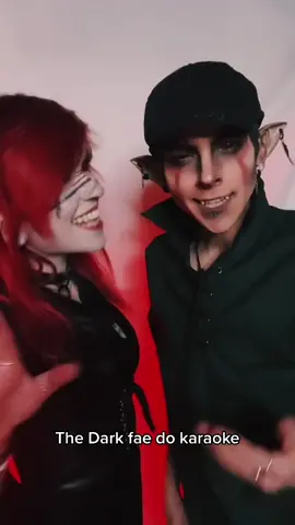 Erik and L decide to serenade you with their favorite human song. @ishness  #darkfae #celticmakeup #druidmakeup #fae 