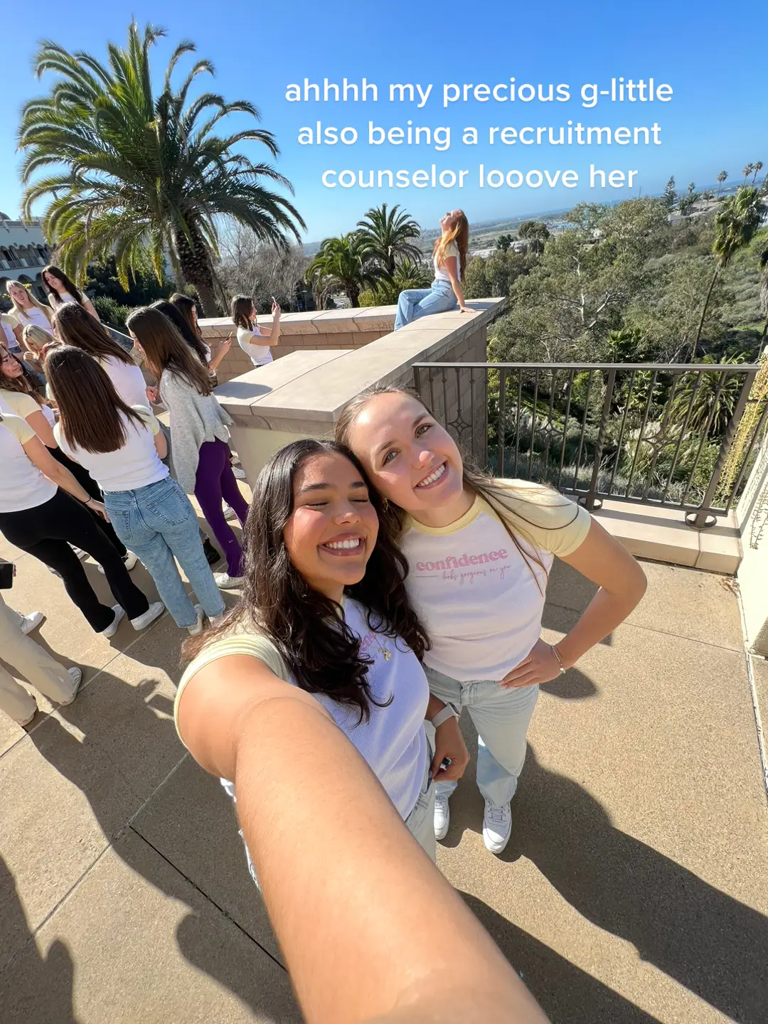 recruitment counselors make the dream work 💌 @usdpanhellenic @usdkappadelta ☺️ #recruitment #rushtok #usd #recruitmentcounselor #instagramaesthetic 
