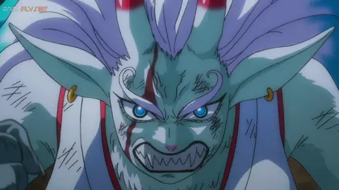 Buena calidad y animación en esta escena de Yamato vs Kaido #onepiece #yamato #kaido #haki #akumanomi #wano #onigaishima 