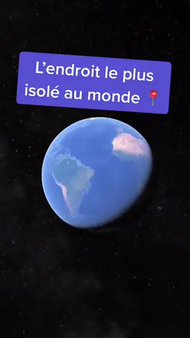 Voici l'endroit le plus isolé au monde : le point Nemo 🌍📍 #tiktokacademie #geographie #geography #science #EduTok #waouh