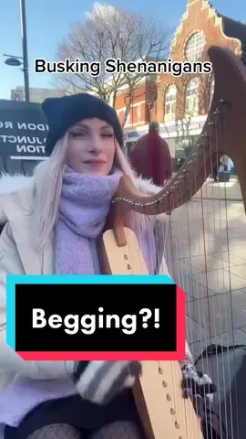 Never a dull day 🥲 what do you think?  #harp #harpist #busker #funny #fyp #foryou #live #livestrean #OOTD #viral #foryou #GenshinImpact34 #begging #weird #rude #busking #music #musician 