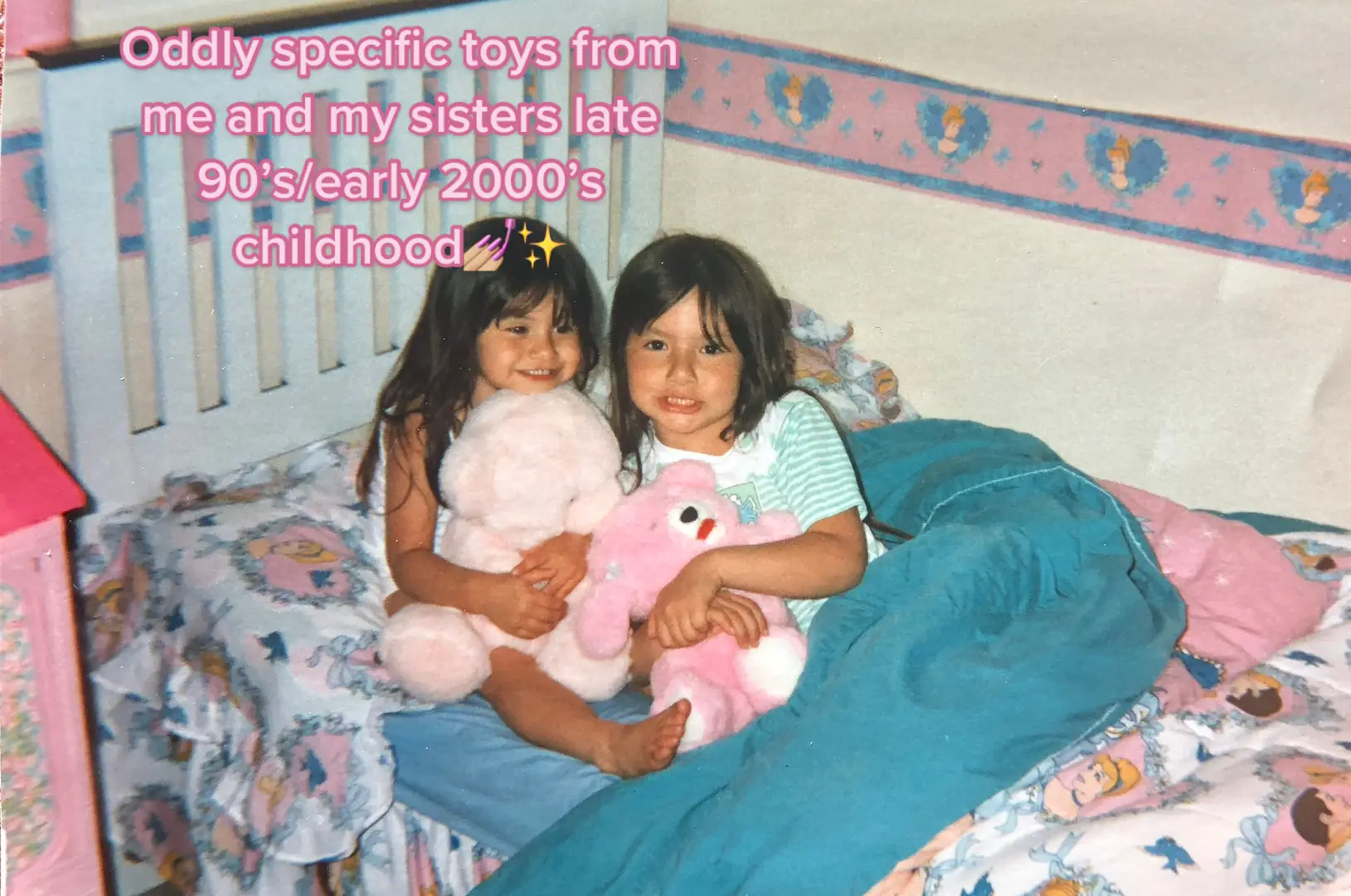 This entire photo set smells like japanese strawberry candies🍓🌸🤌🏼✨ #oddlyspecific #nostalgia #90sgirls #growingup #throwback #vintage #toys #britneyspears #hellokitty #sisters #barbie #disney #barbieandthe12dancingprincesses 