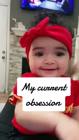 how can I not be!? #girlmom #mama #hija #chiefs #kcchiefs #kansascity #footballbaby #girldad #championship #MomsofTikTok #obsessed #content #under5k