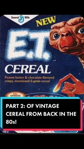 PART 2: OF VINTAGE CEREAL FROM BACK IN THE 80s! Who remembers these? #vintage #cereal #80s #foryou 