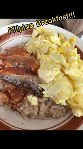 What I eat for breakfast (lunch and dinner too lol) with rice n eggs: sardines✔️corned beef✔️longanisa✔️tocino. And lots of other yummy Filipino food. Get in my belly lol. #filipinofood #filipinobreakfast #riceislife 
