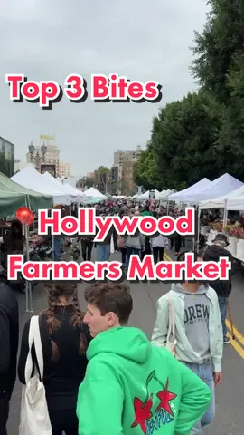 Farmers markets are always the move  📍Hollywood Farmers Market, La  #la #farmersmarket #foodreview #streetfood 