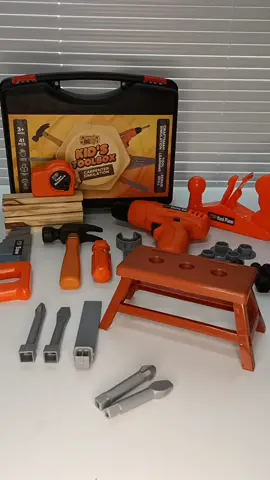 A super lifelike electric drill toy ⚙️ #kidewan #amazonfinds #pretendplay #electricdrill #toys #kidstoys 