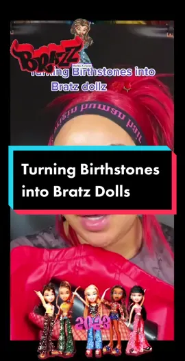 #bratz #redone #plasticfantastic #bratzdoll #birthstonecolortheme❤️ #birthstone #crystal #makeup #talented #artist #january 