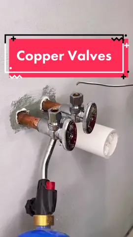 How to install copper shutoff valves. #DIY #construction #realestate #Home #tutorial #tipsandtricks #homerenovation #contractor #bathroomrenovation #tools #hardwork 