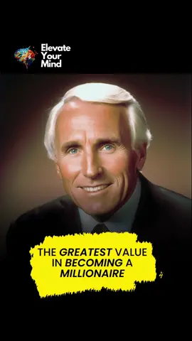 The Greatest Value in Becoming a Millionaire | Jim Rohn #JimRohn #Millionaire #WealthBuilding #FinancialSuccess #PersonalDevelopment #Mindset #Strategies #MotivationalSpeaker #FinancialJourney 