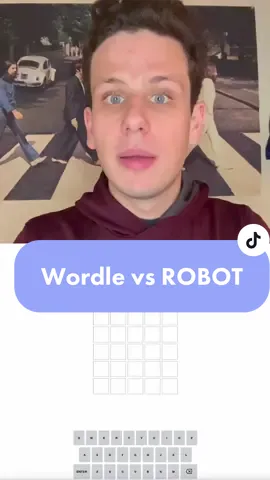 Can I defeat the WORDLE ROBOT?!?! 👀🔥 #fyp #wordlebot #wordle #wordletok 