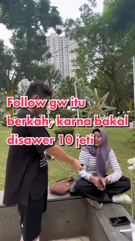 Follow gw itu rezeki kata orang #riccienick #rajasawer 