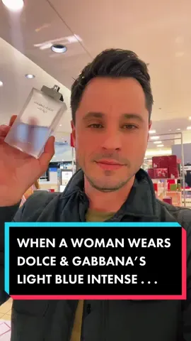 WHEN A WOMAN WEARS DOLCE & GABBANA’S LIGHT BLUE INTENSE . . . @dolcegabbana ! #fragrance #perfume #dolcegabbana #woman #ladies #girls #foryou 