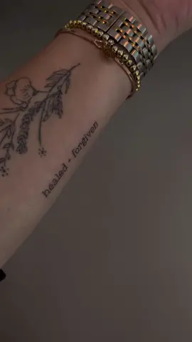 healed + forgiven 🖤 . . . . . #fyp #foryou #viral #hillsong #wholeheart #tattoo #inked 