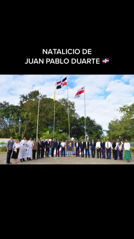 El Colegio “Nuestra Señora del Perpetuo Socorro” de la #FuerzaAéreaRD celebró con un acto lleno de patriotismo y entusiasmo el 210 aniversario del natalicio de Juan Pablo Duarte, en la Base Aérea de San Isidro.
