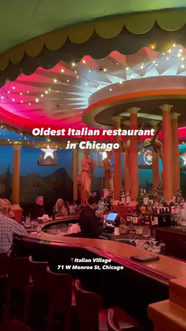 Italian Village, which opened in 1927, is one of the oldest restaurants still operating in Chicago and it’s the oldest italian restaurant in the city! The inside has beautiful decor and they’re famous for their incredible wine list with over 1,100 wines and 35,000+ bottles! perfect spot for a date night!🍝🍷 #chicagorestaurants #chicagotiktok #chicagofood #chicagofoodie #chicago #italianrestaurant #italian 