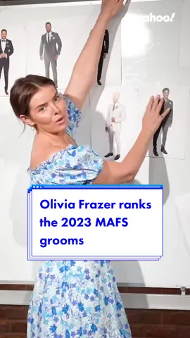#MAFS star #OliviaFrazer ranks the 2023 #MarriedAtFirstSight grooms 👀 Watch the full video on our #YouTube channel 💍 #mafsau #mafsaus #mafsaustralia #mafsseason10 #mafs2023 #marriedatfirstsightau #marriedatfirstsighttok #marriedatfirstsightaustralia #yahooaustralia 