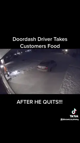 Doordash driver complains about no tip & steals customers food #fyp #uber #doordash #food #wow #crazy #foryou #foryoupage #foryourpage 