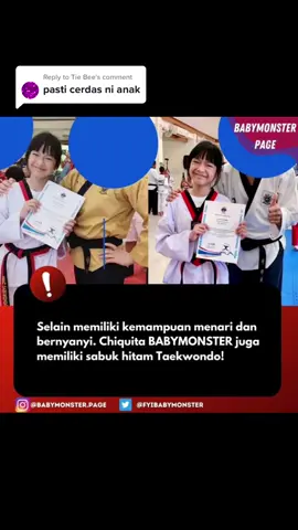 Replying to @Tie Bee Uri Makne Canny masih muda tapi prestasinya segudang #chikita #chiquita #babymonster #YG #canny 