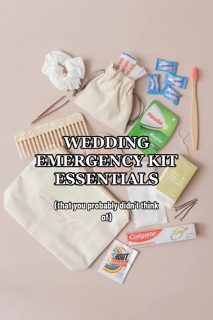 its better to have it than to not! what other items do you recommend? part 2 coming soon ✨ #weddingtiktok #weddingtips #weddingadvice #weddingemergencykit #weddinghacks #diywedding #weddingplanning #2023bride #bridetobe #bridaltiktok 