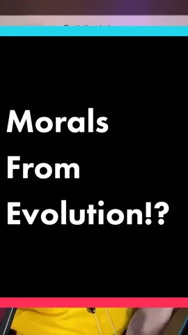 A further discussion on why psychopaths don’t become the norm would be beneficial. Basically, if we are a cooperative species (we are) then those who are selfish and don’t cooperative can, in theory, multiply, but they will NOT have better fitness because their collective groups don’t have the social strength of other more cooperative groups, so they end up being outcompeted and remain rare. #debate #science #evolution 
